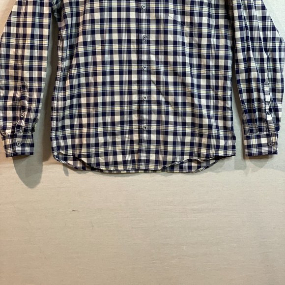 Rodd & Gunn Shirt Mens L Button Front Sports Fit Blue White Plaid Colorful - Picture 3 of 14